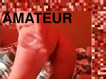 masturbação, orgasmo, amador, brinquedo, sozinho, provocando