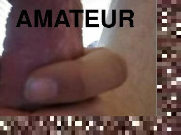 masturbation, amateur, énorme-bite, point-de-vue, solo, bite