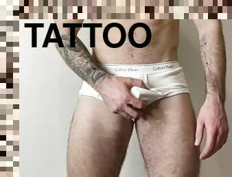 gay, pieds, fétiche, solo, musclé, humiliation, géant, tatouage, ours