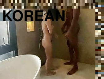 Korean wife smashed by black stud