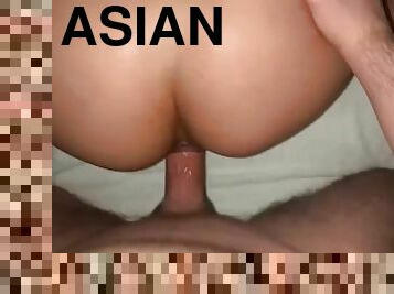 CUMMING ON NICE ASIAN BODY TIGHT PUSSY