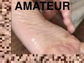 amaterski, međurasno, homo, stopala-feet, pov, kamera-cum, sa-stopalom, beli, prsti