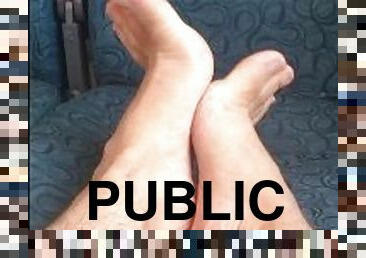 public, picioare, fetish, solo, realitate