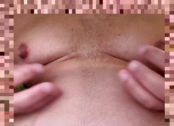 Big erect pumped nipple