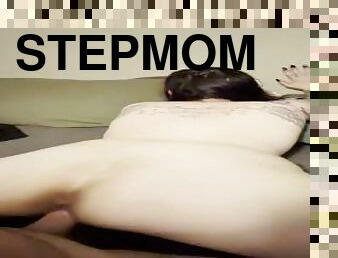 pakaļa, sunītis, māte, māte-mom, bbw, pov, balts