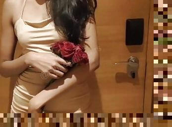 Indian Girlfriend given surprise on Valentine's Day [POV]