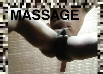 pisser, amateur, ébène, massage, black, culotte, fétiche, solo, boules, humide