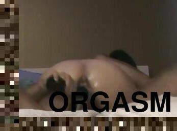 extremo, orgasmo, cona-pussy, esguincho, amador, anal, mulher-madura, penetração-de-braço, duplo, dildo