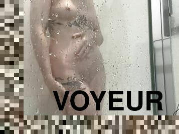 baignade, amateur, babes, cam, voyeur, point-de-vue, blonde, serrée, parfait, petite