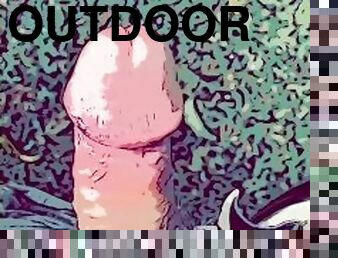 Cum Loads Outdoors Comic Redux