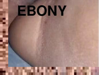 Ebony slut can’t keep quiet