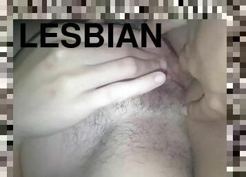 masturbaatio, pillu-pussy, amatööri, lesbo-lesbian, teini, pari, sormettaminen, tyttöystävä, ruskeaverikkö