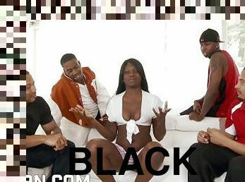 orgie, chatte-pussy, anal, babes, fellation, ejaculation-sur-le-corps, ébène, hardcore, gangbang, black