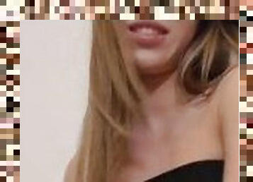 russe, esclave, point-de-vue, blonde, webcam, fétiche, humiliation, femme-dominatrice