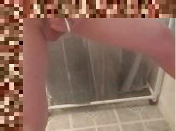 Jerking Off Before Shower Sexy CUM LOAD