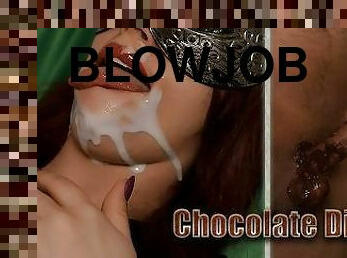 ?????? ???? ? ????? ??? ?????? - Sarah's fantasy and eating chocolate dick