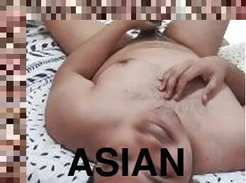 First Video: Chub Asian Guy Hairy Chest