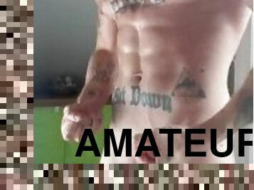 énorme, amateur, énorme-bite, ados, gay, musclé, minet, tatouage, bite