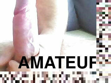 masturbation, amateur, énorme-bite, gay