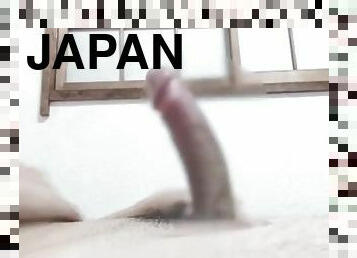 asiatique, masturbation, orgasme, ejaculation-sur-le-corps, énorme-bite, gay, japonais, secousses, ejaculation, hentai