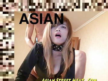 asiatique, gros-nichons, anal, énorme-bite, bas, point-de-vue, thaï, sur-le-visage, sperme, brunette