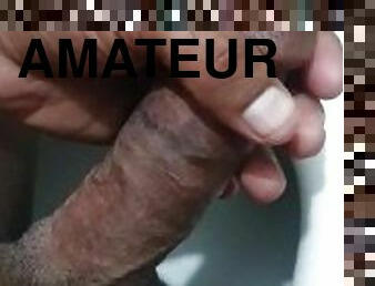 masturbation, amateur, interracial, branlette, ejaculation, solo, rasé, bite