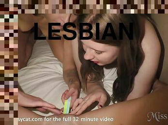 Vacation In Stockholm Turns Into 3way Lesbian Glowstick Pussy Gaping Eating Party