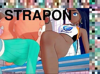 strapon, hentai