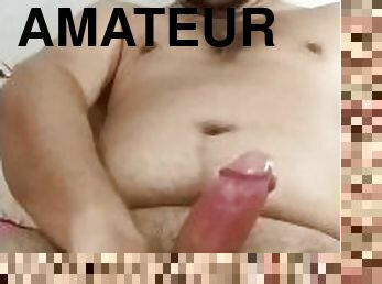 amateur, ejaculation-sur-le-corps, énorme-bite, gay, branlette, solo, réalité, ours, bite