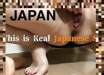 asiatisk, onani, orgasme, strømpebukser, fisse-pussy, sprøjte, amatør, hjemmelavet, japans, par