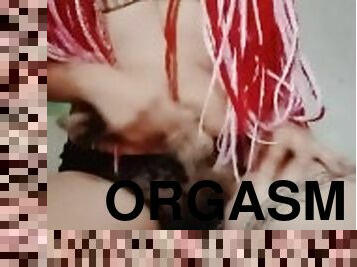 masturbação, orgasmo, esguincho, anal, brinquedo, latina, duplo, fetiche, penetração