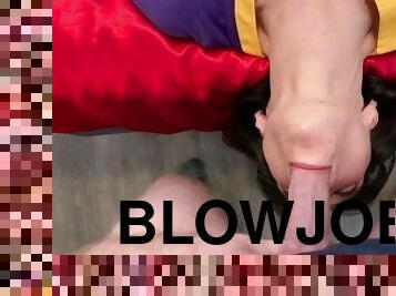 besar-huge, blowjob-seks-dengan-mengisap-penis, cumshot-keluarnya-sperma, wanita-berbusana-dengan-pria-telanjang, berhubungan-dengan-wajah, sperma, pemandu-sorak, liar