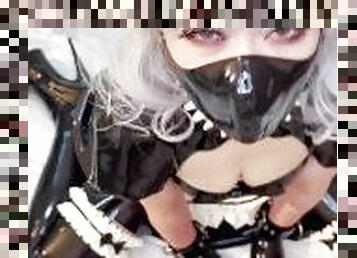 メード, 素人, 日本人, bdsm, スレーブ, フェティッシュ, ボンデージ, 人形, ラバー