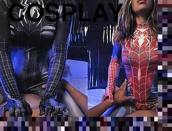 SpiderMan No Way Home XXX Parody, Fuck me in Latex Lingerie Cosplay Part 1