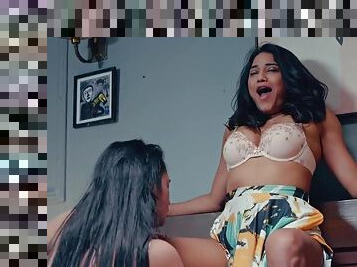 Sautan Sahelee S01E03 2024 Hindi Movies. Indian Brunettes in Threesome