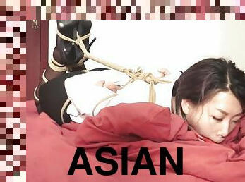 asia, jepang, bdsm-seks-kasar-dan-agresif, stocking-stockings, terikat, fetish-benda-yang-dapat-meningkatkan-gairah-sex, menyumbat, bondage-seks-dengan-mengikat-tubuh, berambut-cokelat