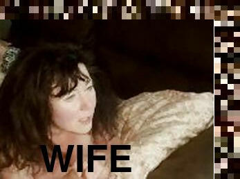 NYMPHO WIFE LOVES WATCHING HUSBAND JERK OFF CUM VIDEO
