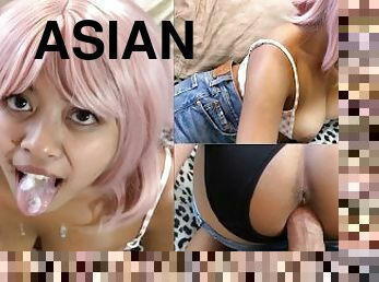 asiatique, chatte-pussy, amateur, ados, ejaculation-interne, hirondelle, ejaculation, sœur, par-voie-orale, blanc