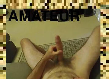 masturbation, amateur, ejaculation-sur-le-corps, énorme-bite, gay, branlette, solo, bite