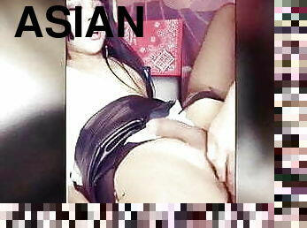 asien, groß-titten, immens, transsexueller, anal-sex, paar, ladyboy, junge18, unterwäsche, kleine-titten