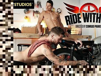 NextDoorStudios - Jim Fit Rammed On Motorcycle By BF