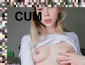 masturbação, adolescente, ejaculação, loira, webcam