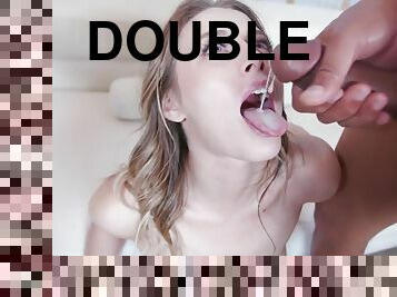 Kyler Quinn In Double Dildo Solo Session And Rough Anal