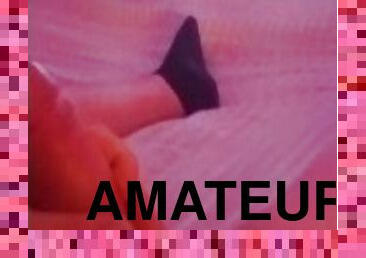 masturbation, amatör, avrunkning, juckande, ensam