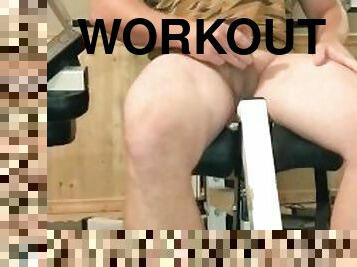 masturbation, avrunkning, gym, träning