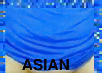asiatisk, gigantisk, fitta-pussy, fru, hemmagjord, mamma, underkläder, rakad, cowgirl