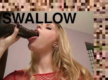 Allie James has her Mouth Filled with Spunk - SwankPass