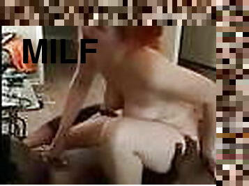 Red head milf having great orgasms while being fucked by black guy