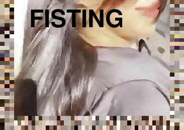 fisting, masturbācija-masturbation, lesbiete, arābiete, masturbācija, aptaustīšana, pēdasdarbs