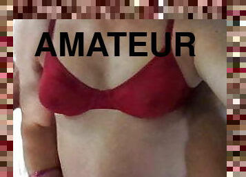 transsexuelle, amateur, anal, énorme-bite, couple, point-de-vue, américaine